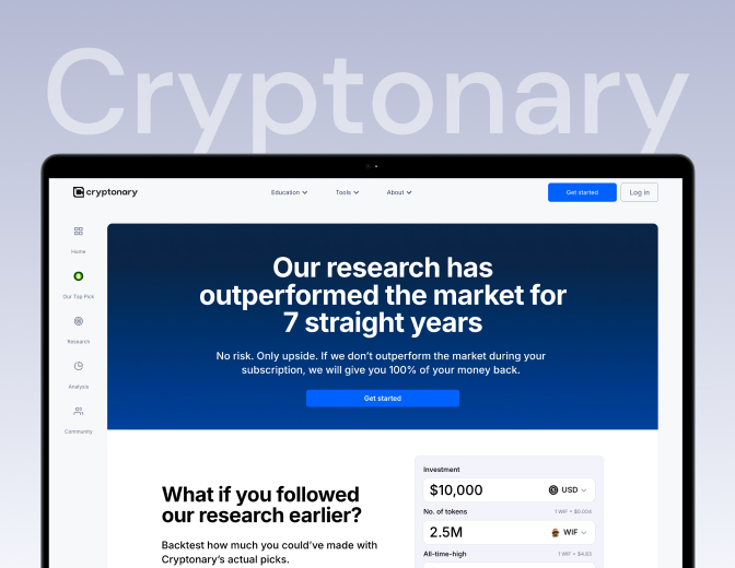 Crypto data platform for smarter investing