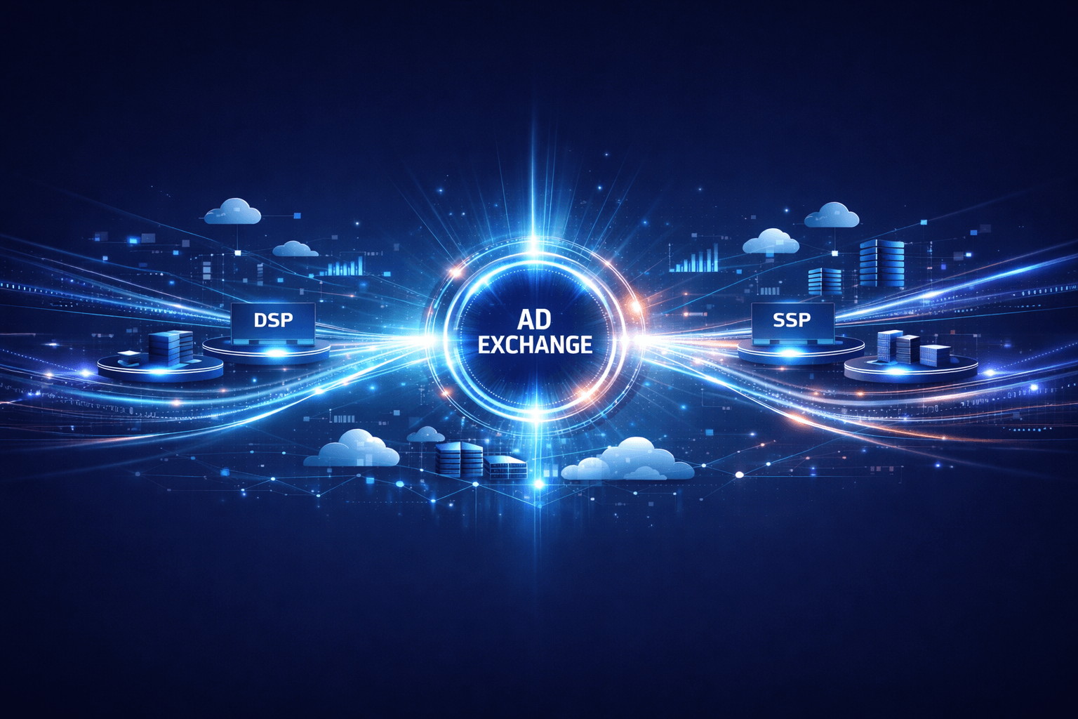 DSP vs SSP vs ad exchange architecture in programmatic advertising ecosystem
