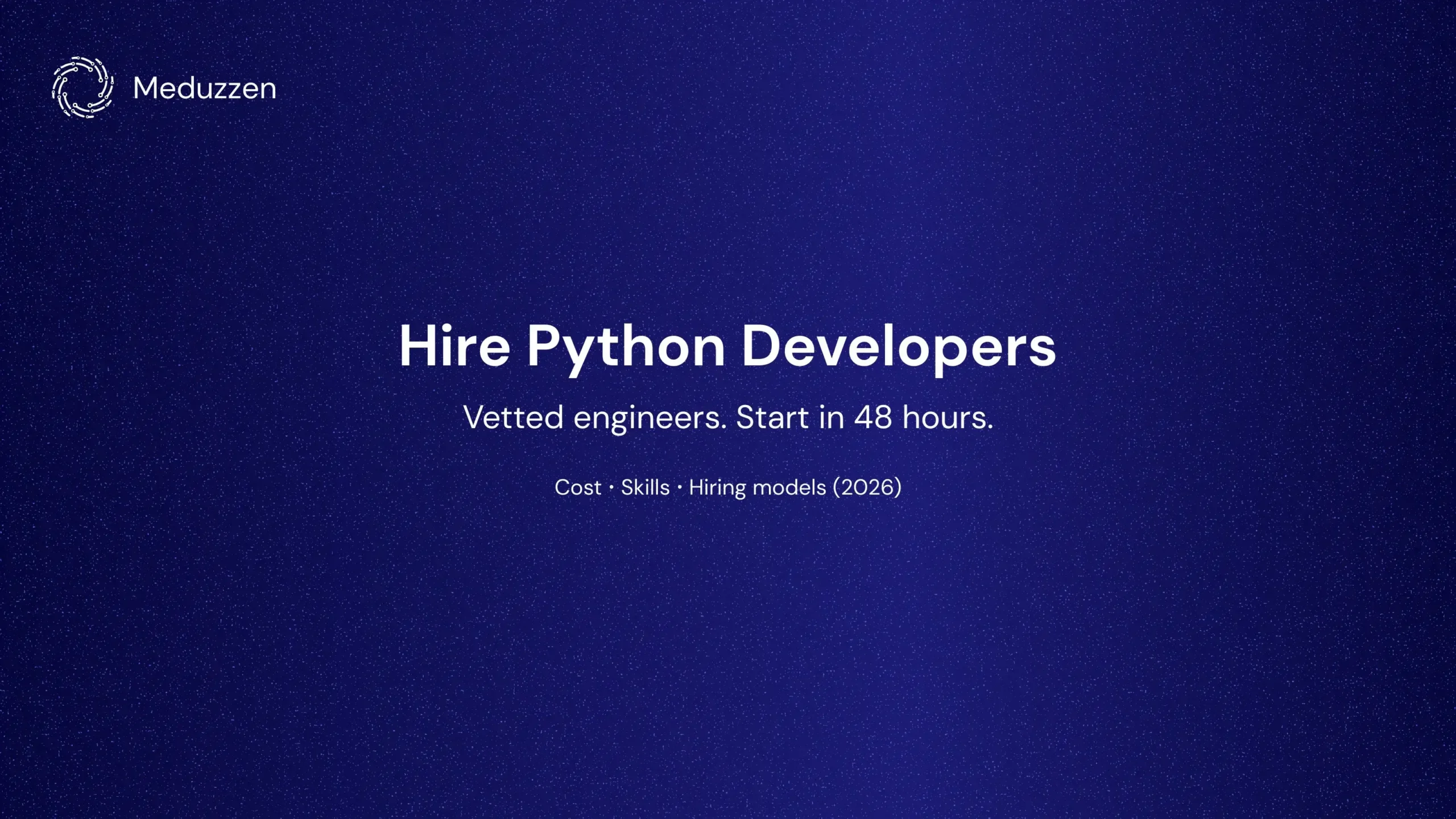 Python development services | production AI, SaaS, and data
